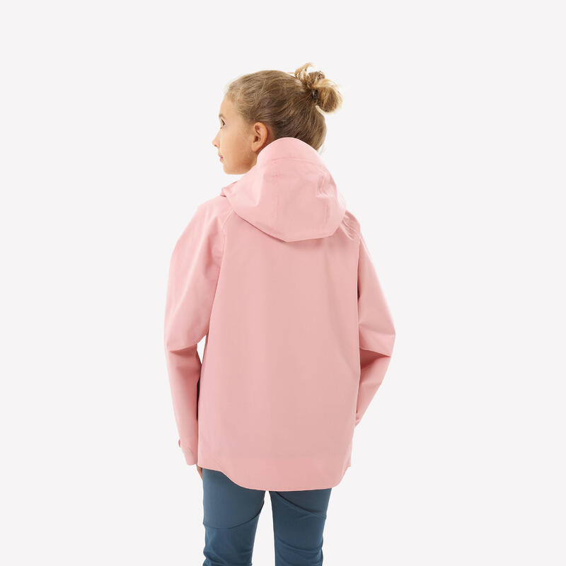 Giacca montagna bambina MH900 impermeabile rosa