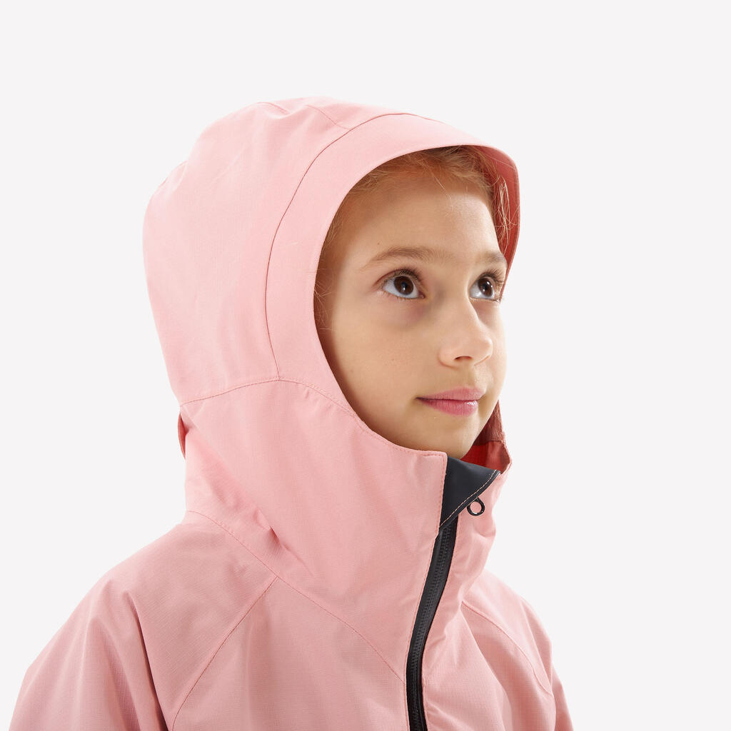 Detská turistická nepremokavá bunda MH900 7-15 rokov