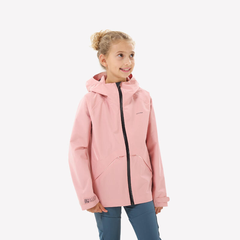 Giacca montagna bambina MH900 impermeabile rosa