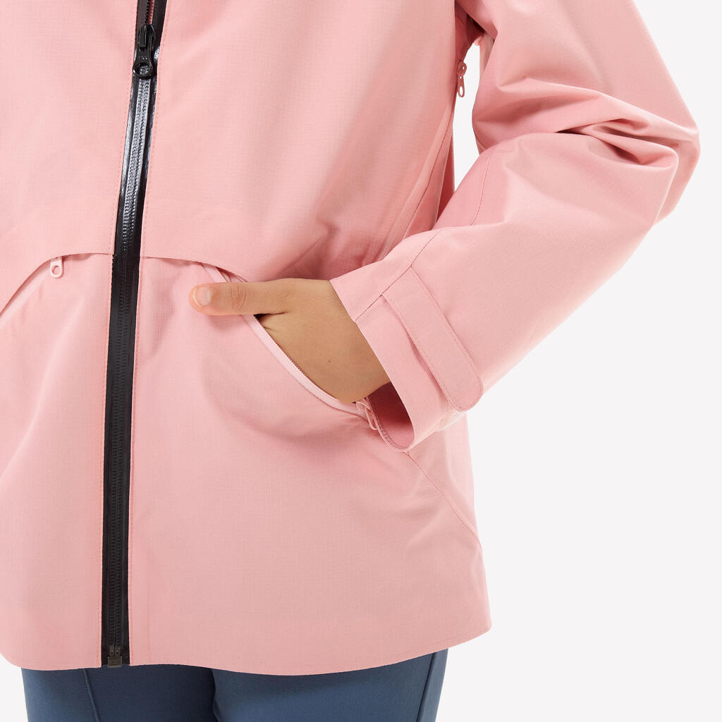 Wanderjacke Kinder Gr. 122–170 wasserdicht Wandern - MH900 pink