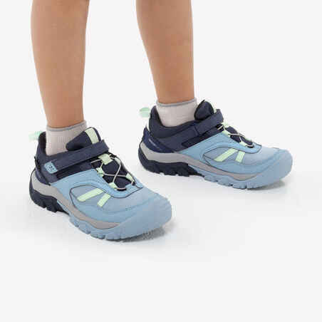 Children's Waterproof Hiking Boots - CROSSROCK light blue - 28–34