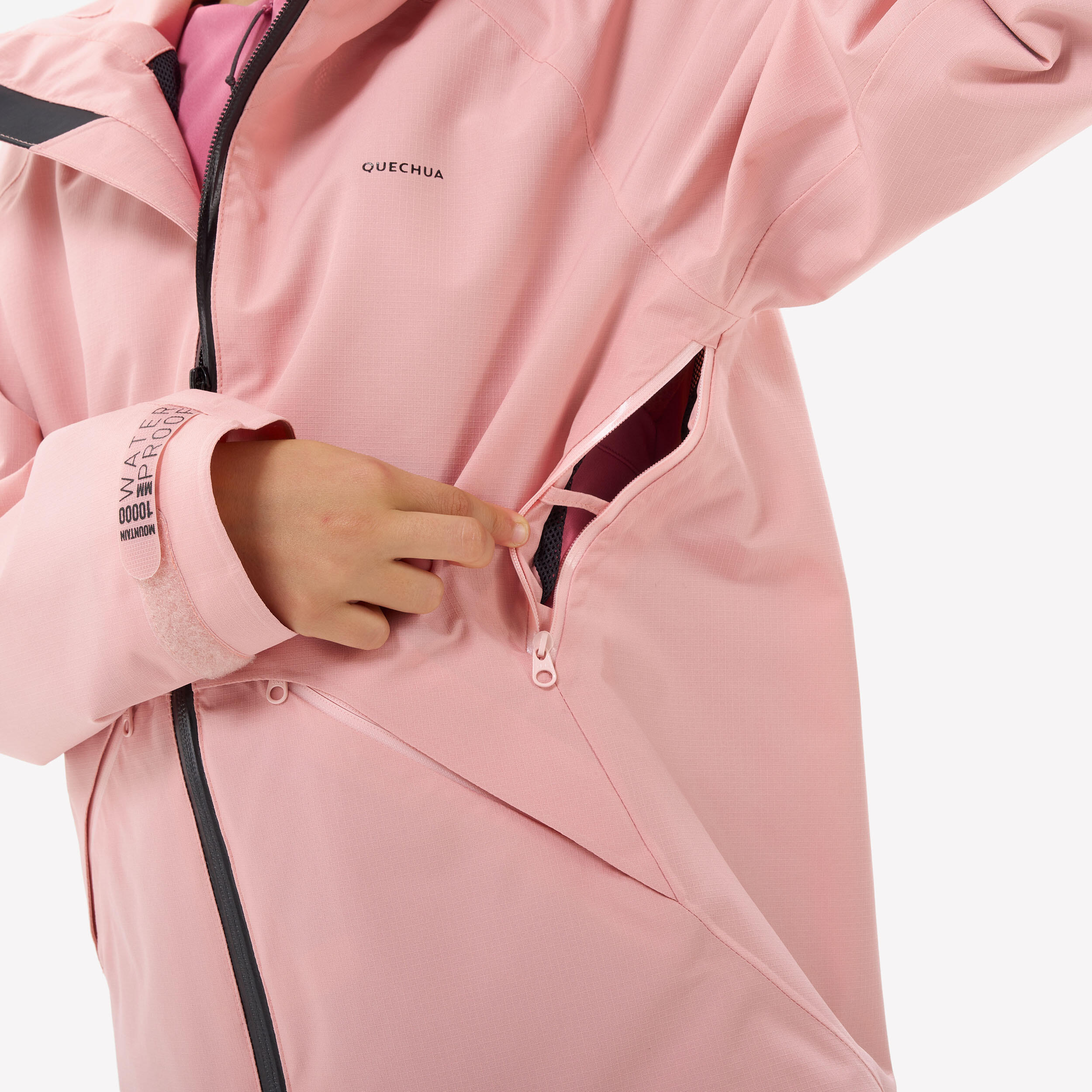 Kids’ Waterproof Hiking Jacket - MH 900 - QUECHUA
