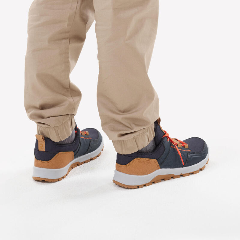 Pantalon Drumeție NH100 Bej Copii 7-15 ani