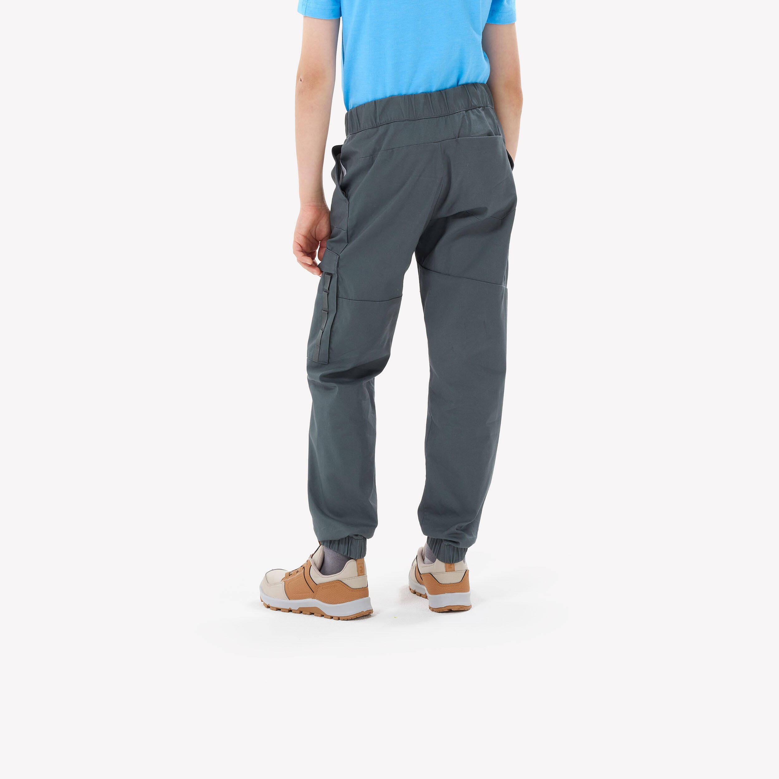 Kids' Hiking Trousers 7-15 Years NH100 - Khaki -  3