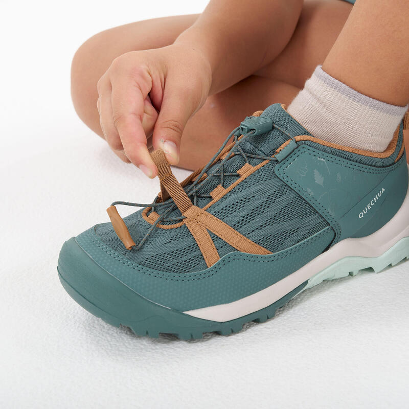 Zapatillas de montaña y trekking lazada rápida Niños 35-38 Quechua Crossrock
