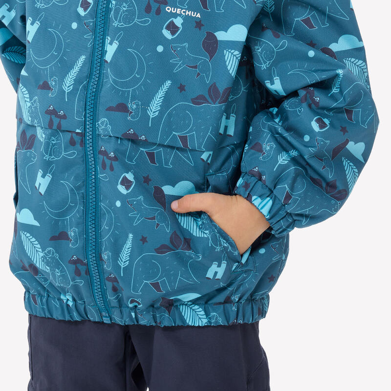 Veste imperméable de randonnée enfant - MH500 KID - 2-6 ANS