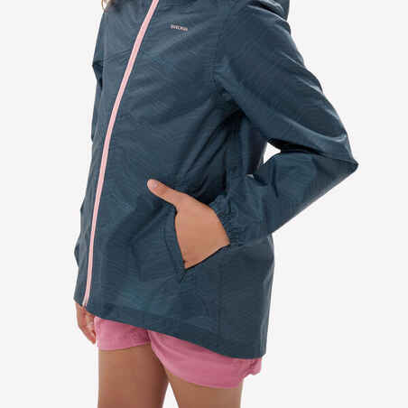 Waterproof Hiking Jacket - MH100 Zip - Child 7-15 years