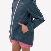 Veste imperméable de randonnée - MH100 zip - enfant 7-15 ans