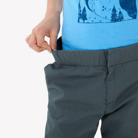 Kids’ Hiking Trousers NH100 Age 7-15 - Khaki