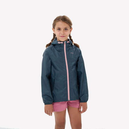 Veste imperméable de randonnée - MH100 zip - enfant 7-15 ans