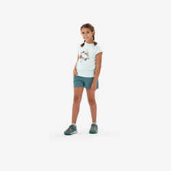 Girls’ Hiking T-Shirt - MH100 Ages 7-15 - Turquoise
