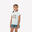 Camiseta de senderismo niños - MH100 turquesa - 7 a 15 años 