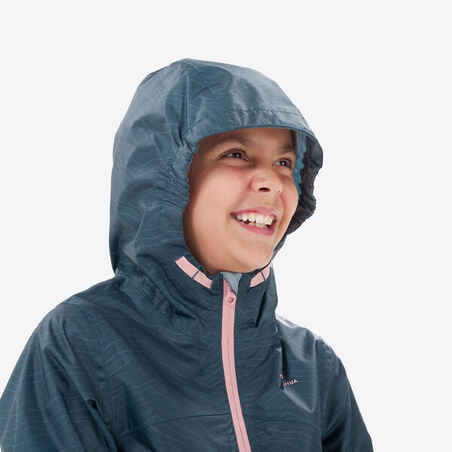 Waterproof Hiking Jacket - MH100 Zip - Child 7-15 years