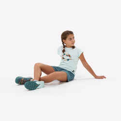 Παιδικά παπούτσια πεζοπορίας με σύστημα γρήγορου δεσίματος - Μπορντό - 35–38