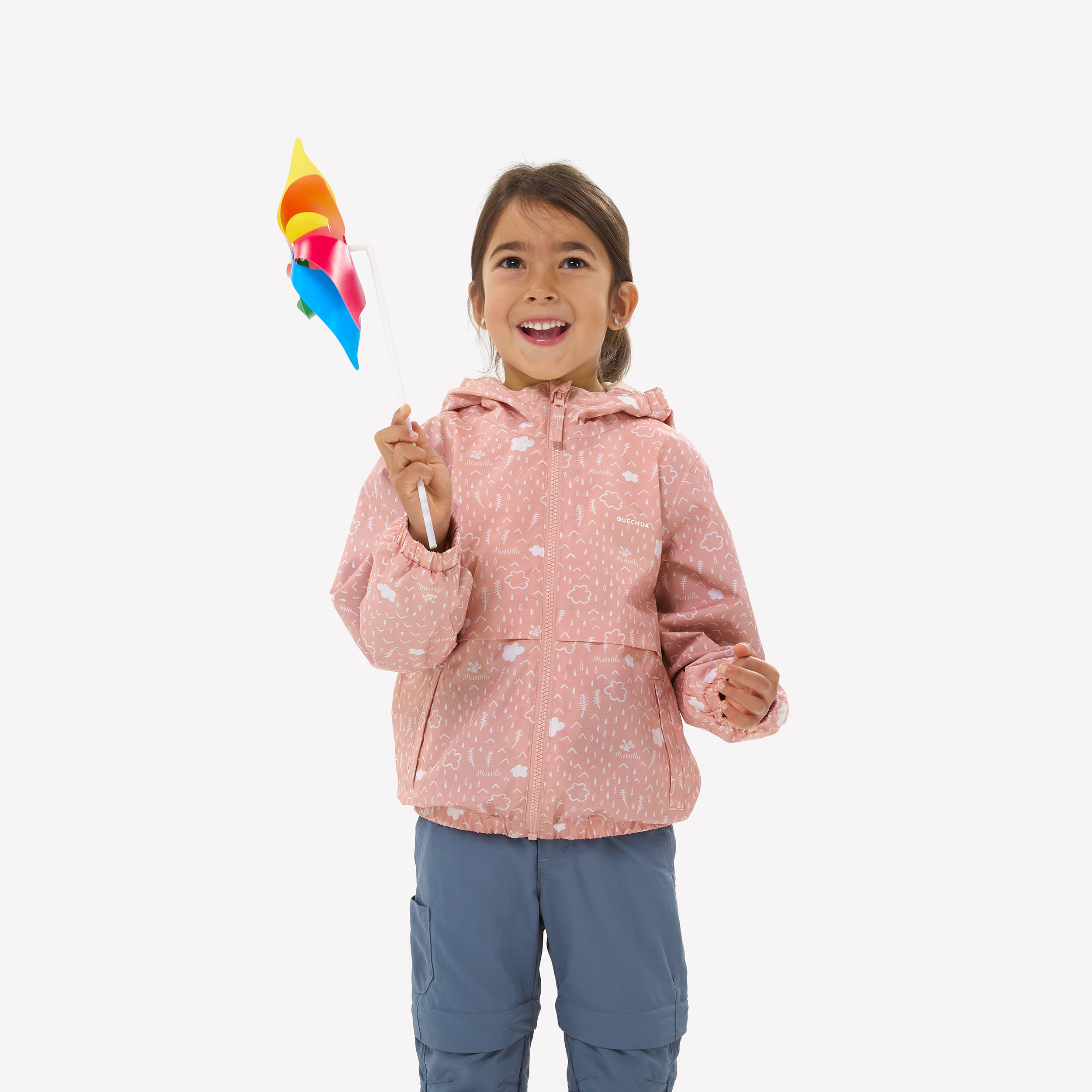 Kids’ Waterproof Hiking Jacket - MH 500 - QUECHUA