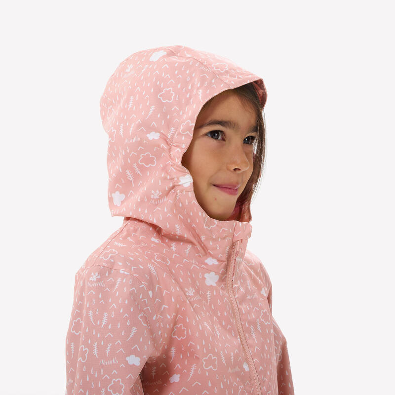 Veste imperméable de randonnée enfant - MH500 KID - 2-6 ANS