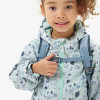 5 L kids’ hiking backpack 2-6 years, MH100 - Mint Animals