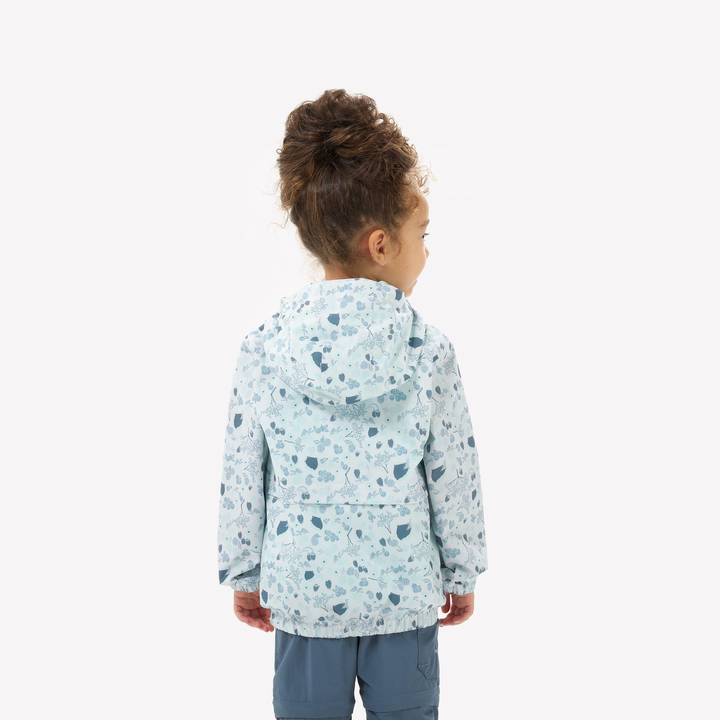 Kids’ waterproof hiking jacket, 2-6 years, MH500 - Blue 4/10