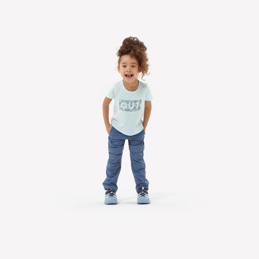 Kids’ hiking T-shirt, 2-6 years, NH100 - Beige