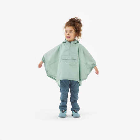 Rain Cape MH100 age 2-6 GREEN