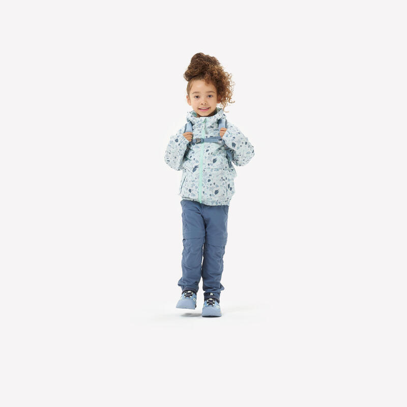 Veste imperméable de randonnée enfant - MH500 KID - 2-6 ANS