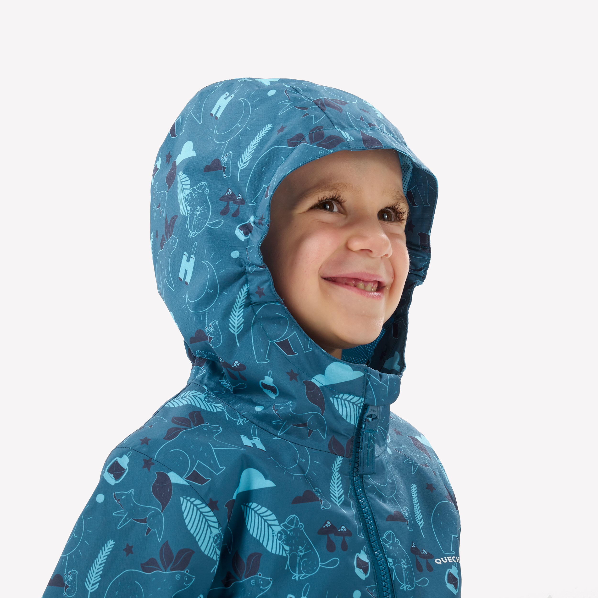 Manteau de randonnée imperméable enfant – MH 500 - QUECHUA