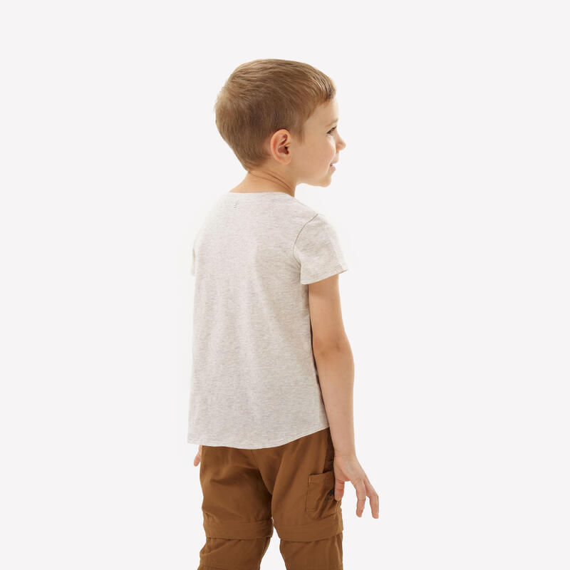 Wandel T-shirt voor kinderen van 2-6 jaar MH100 beige