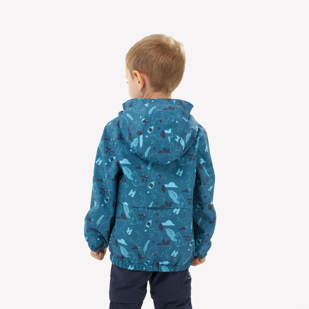 CHAQUETA IMPERMEABLE DE SENDERISMO NIÑOS MH500 KID