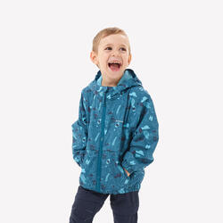 Veste de randonnée imperméable 2-6 ans enfant, MH500 kid marron