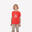 Camiseta de senderismo MH100 rojo - 7-15 años 