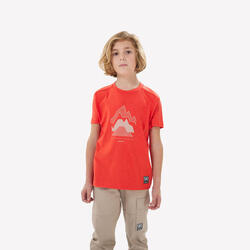 Wandel T-shirt MH100 rood kinderen 7-15 jaar