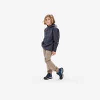 BOYS' JACKET MH100 TW-BLUE AGE 7-15 