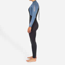 Women's Surfing Wetsuit Roxy Prologue 4/3 mm - Dark Blue/Burgundy