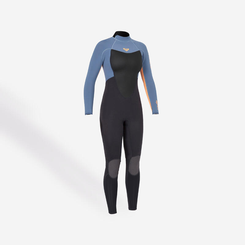 Neoprenanzug Surfen Damen 4/3 mm - Roxy Prologue dunkelblau