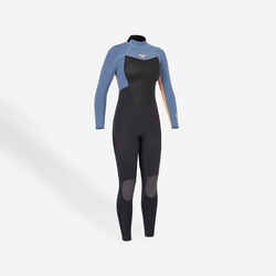 Women's Surfing Wetsuit Roxy Prologue 4/3 mm - Dark Blue/Burgundy