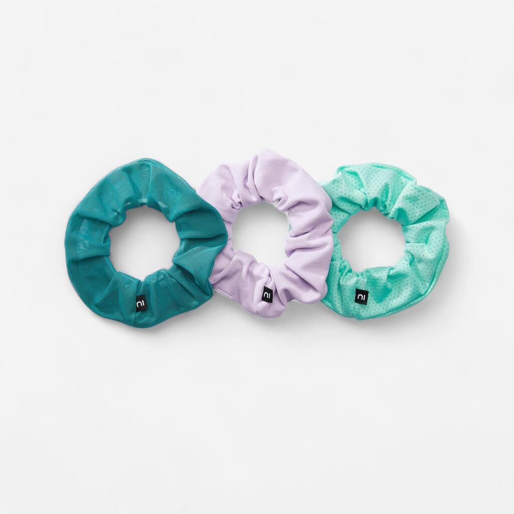 Three-Pack of Elastic Hair Scrunchies