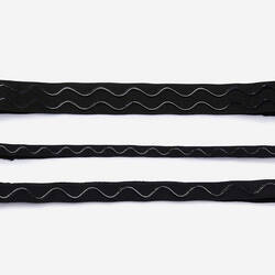 Fitness Cardio Training Hair Tie Tri-Pack - Black