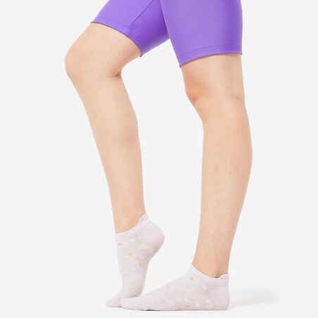 Women's Invisible Socks x 3 - Colour