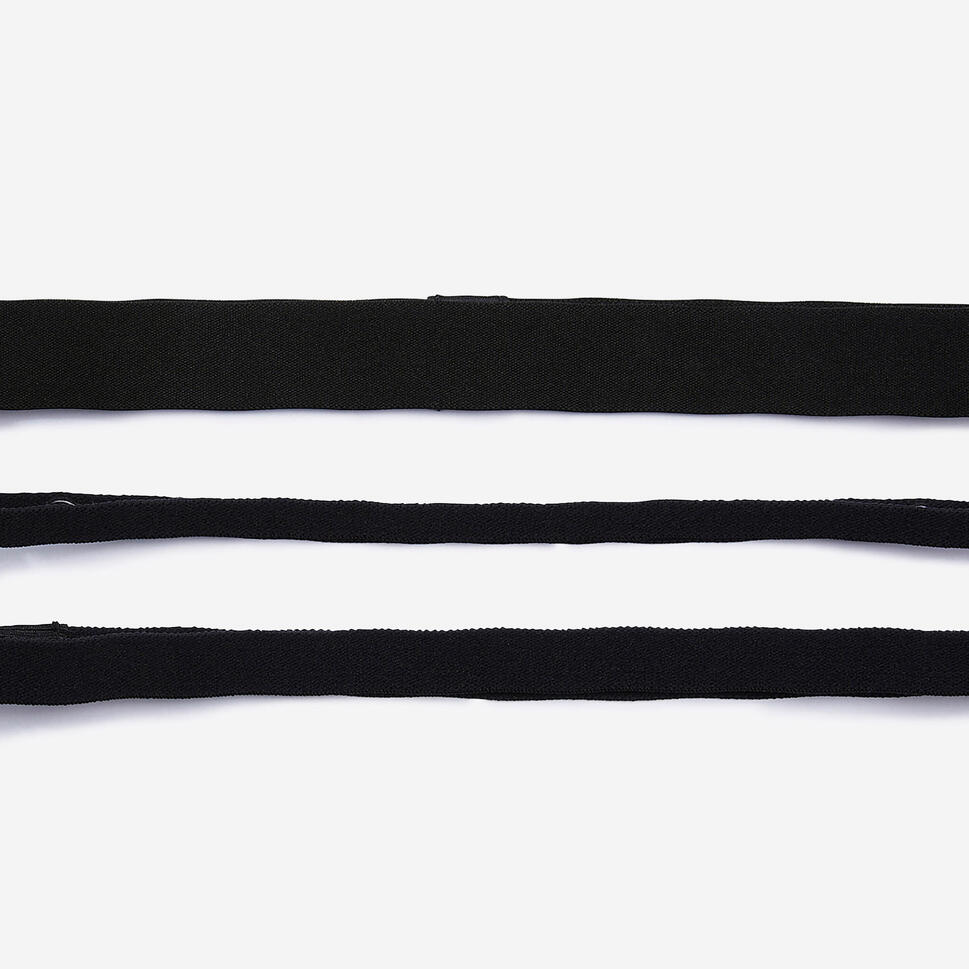 Saç Lastiği - Fitness/Kardiyo - Siyah - x3