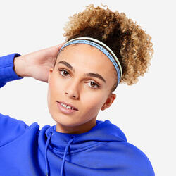 Lot de 3 bandeaux élastiques cheveux femme, violet