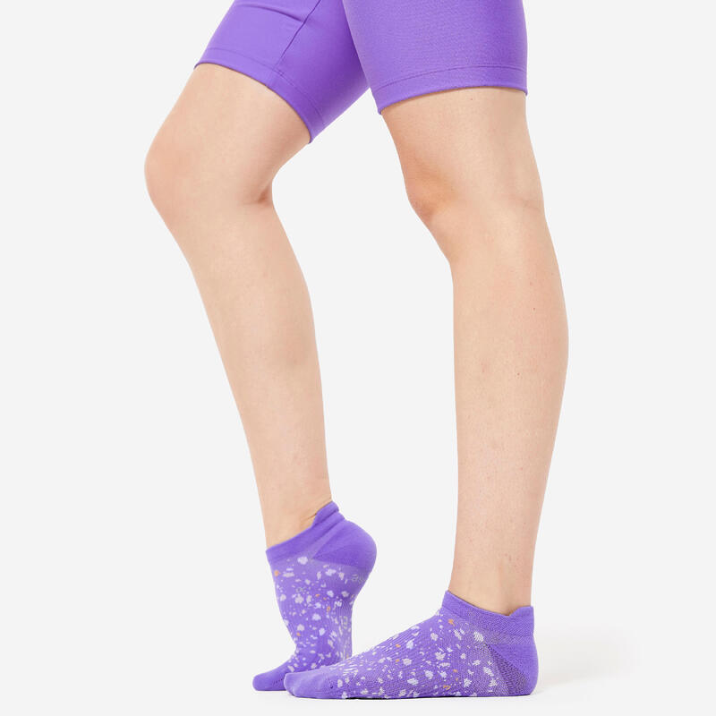 Chaussettes invisibles femme x 3 - couleur