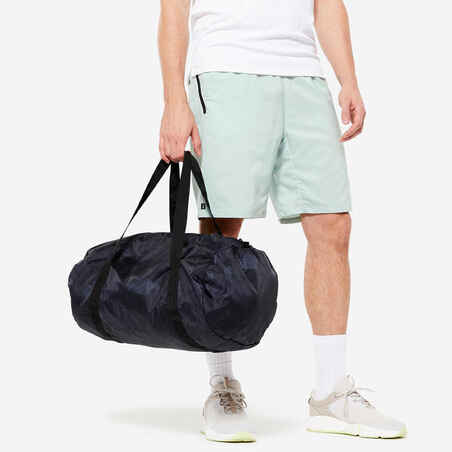 Fold-Down Fitness Bag 30 L - Navy Blue