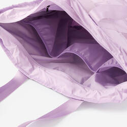 Women's 25 L Padded Fitness Training Tote Bag - Parma Violet