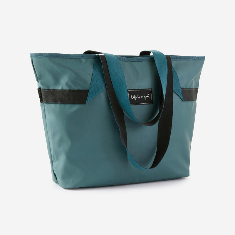 Sporttasche Damen mit Taschen 25 L - türkis 