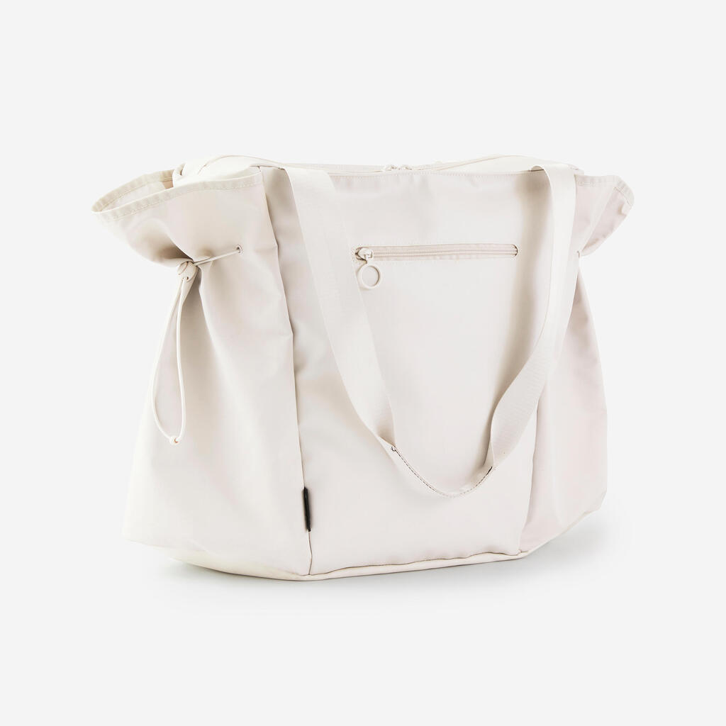 Moteriškas krepšys, 35 L, XL dydžio, smėlio spalvos