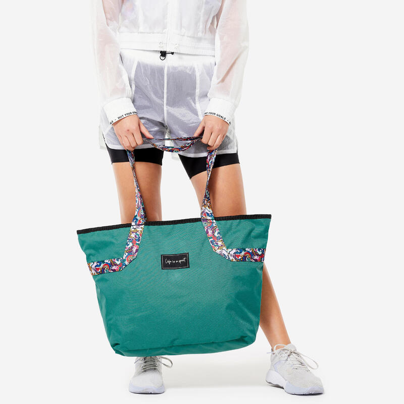 Fitnesstas shopper 25L groen