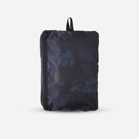Sulankstomas kūno rengybos krepšys 30 l, tamsiai mėlynas