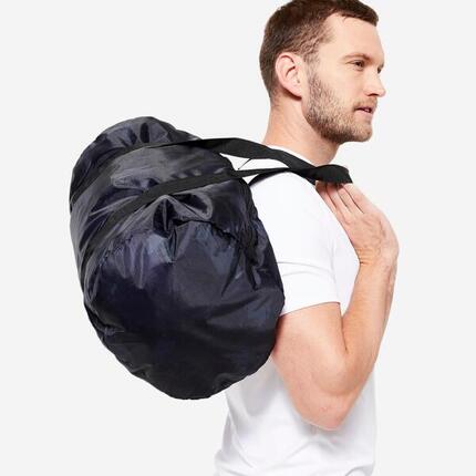 Sac de sport pliable 30L, noir