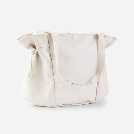 Moteriškas krepšys, 35 L, XL dydžio, smėlio spalvos