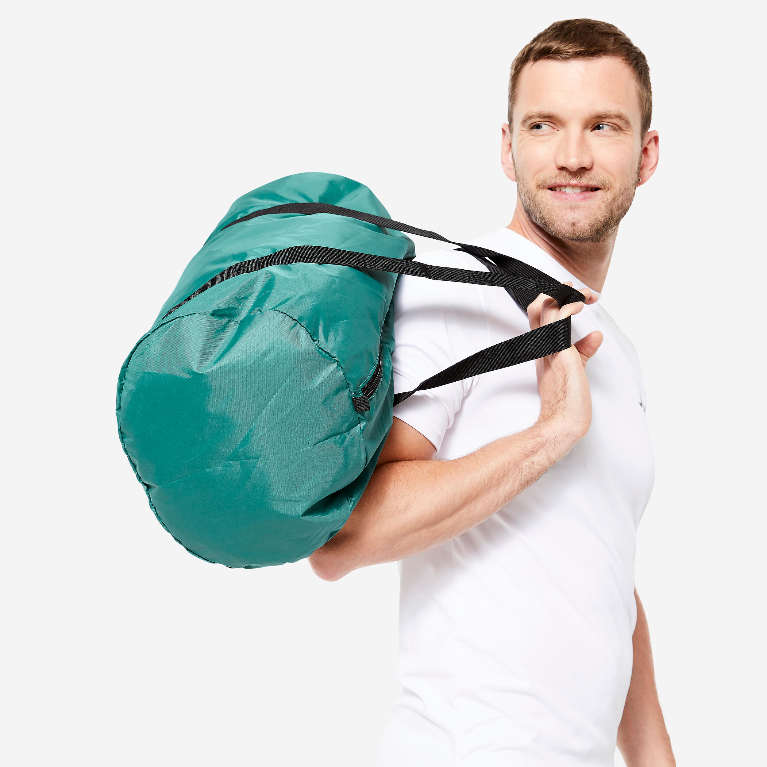 30 L Foldable Fitness Bag - Green 2/9